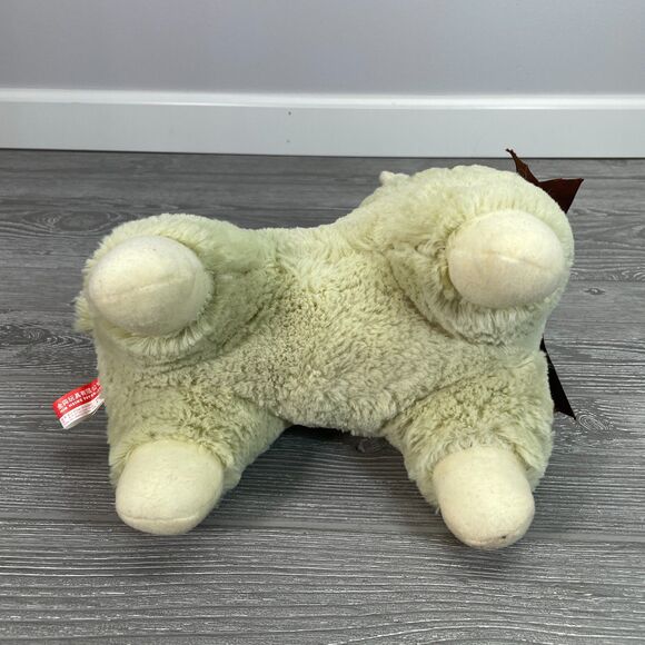 KHToy Alpaca Llama Forever Love 12in Tan Plush Fluffy Kawaii Cute Sweetheart New - Picture 9 of 12